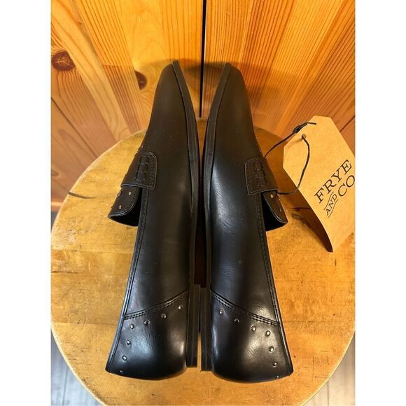 Frye and Co women’s Elara black studded pointed toes shoes size 8.5M Nwt - Picture 6 of 8